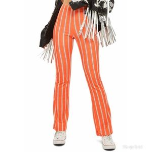 TOPSHOP | Oxford Stripe Flare Pants